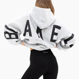 Isabel Oversized Hoodie - Marl Grey