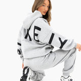 Isabel Oversized Hoodie - Marl Grey