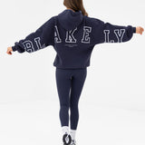 Varsity Isabel Oversized Hoodie - True Navy