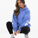 Isabel Oversized Hoodie - Cornflower Blue