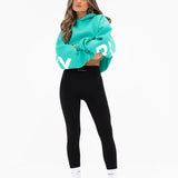 Isabel Oversized Hoodie - Turquoise