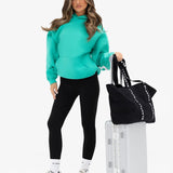 Isabel Oversized Hoodie - Turquoise
