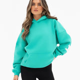 Isabel Oversized Hoodie - Turquoise