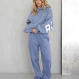 Isabel Oversized Hoodie - Blue