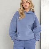 Isabel Oversized Hoodie - Blue