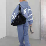 Isabel Oversized Hoodie - Blue