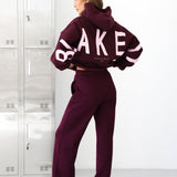 Isabel Oversized Hoodie - Deep Burgundy