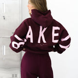 Isabel Oversized Hoodie - Deep Burgundy
