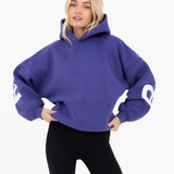 Isabel Oversized Hoodie - Bold Purple