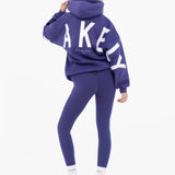 Isabel Oversized Hoodie - Bold Purple