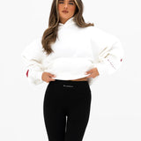 Isabel Oversized Hoodie - Flat White