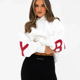 Isabel Oversized Hoodie - Flat White