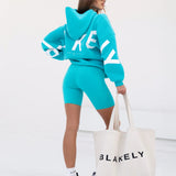 Isabel Oversized Hoodie - Aqua