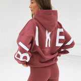 Isabel Oversized Hoodie - Berry