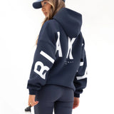 Isabel Oversized Hoodie - Midnight Blue