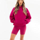 Isabel Oversized Hoodie - Ultra Pink