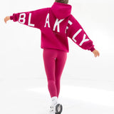 Isabel Oversized Hoodie - Ultra Pink