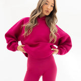 Isabel Oversized Hoodie - Ultra Pink