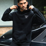 Monaco Relaxed Hoodie - Black