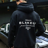 Monaco Relaxed Hoodie - Black