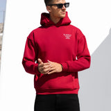 Monaco Relaxed Hoodie - Red