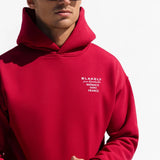 Monaco Relaxed Hoodie - Red