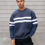 Noah Relaxed Jumper - True Navy