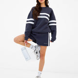 Amber Oversized Jumper - True Navy