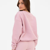 Varsity Oversized Jumper - Vintage Pink