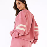 Briston Oversized Jumper - Warm Rose