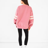Briston Oversized Jumper - Warm Rose