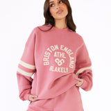 Briston Oversized Jumper - Warm Rose