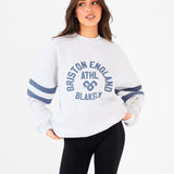Briston Oversized Jumper - Marl White