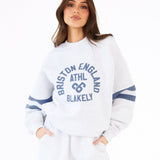Briston Oversized Jumper - Marl White