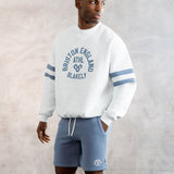 Briston Relaxed Jumper - Marl White
