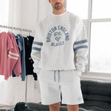 Briston Relaxed Jumper - Marl White