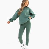 Naomi Oversized Jumper - Vintage Green