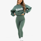 Jada Oversized Jumper - Vintage Green