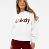 Jada Oversized Jumper - Flat White