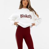 Jada Oversized Jumper - Flat White
