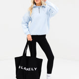 Alexis 1/4 Zip Jumper - Powder Blue