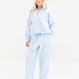 Alexis 1/4 Zip Jumper - Powder Blue