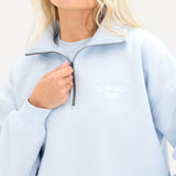 Alexis 1/4 Zip Jumper - Powder Blue