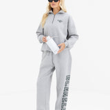 Alexis 1/4 Zip Jumper - Marl Grey