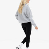 Alexis 1/4 Zip Jumper - Marl Grey