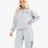 Alexis 1/4 Zip Jumper - Marl Grey