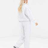 Alexis 1/4 Zip Jumper - Marl White