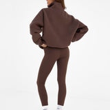 Heritage 1/4 Zip Jumper - Dark Chocolate