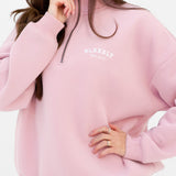 Heritage 1/4 Zip Jumper - Vintage Pink