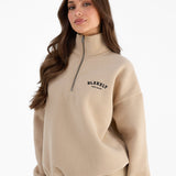 Heritage 1/4 Zip Jumper - Tan